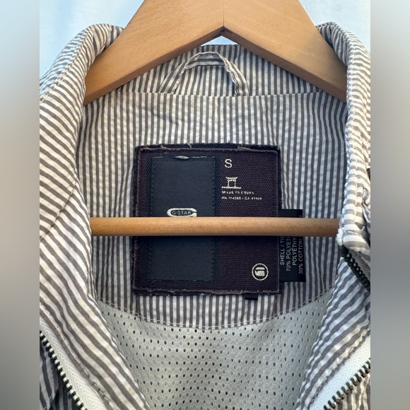 G-star sport jacket white/grey stripe - Picture 5 of 6